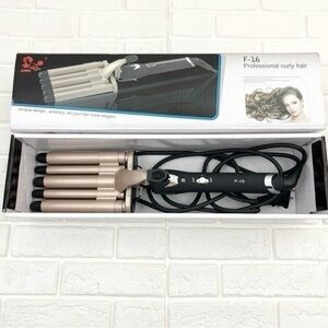 5 Barrel 1" Waver Curling Iron Crimper